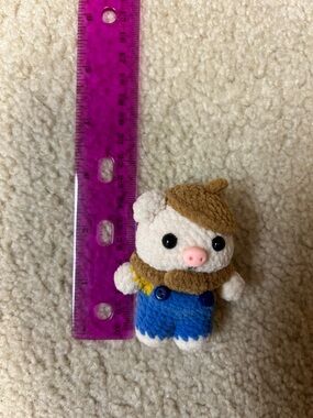 handmade piglet-shaped toys.